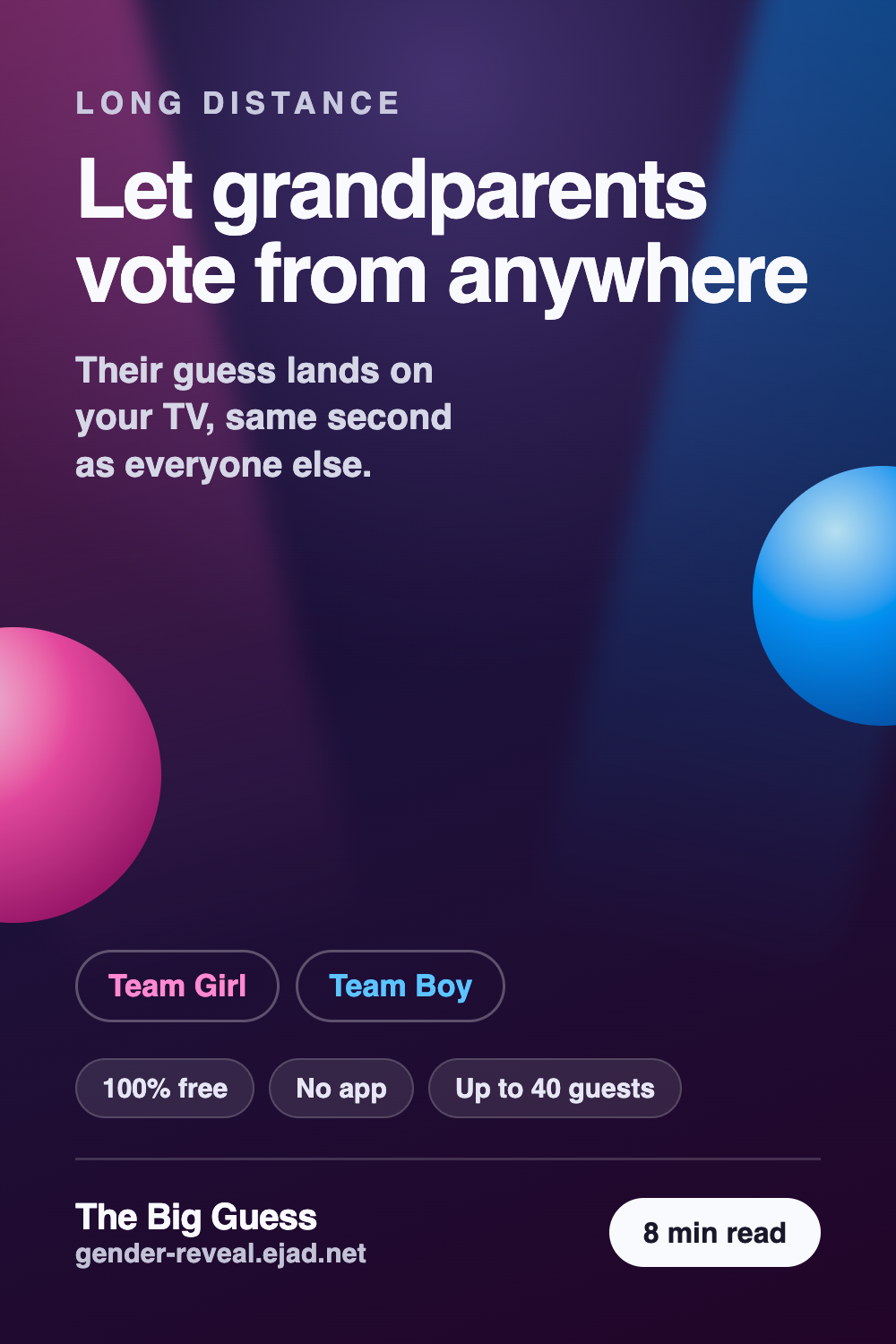 Let grandparents vote from anywhere — pin graphic for this guide from The Big Guess